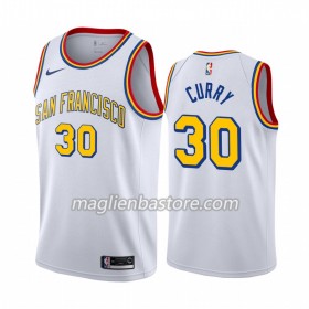 Maglia NBA Golden State Warriors Stephen Curry 30 Nike 2019-20 Classic Edition Swingman - Uomo
